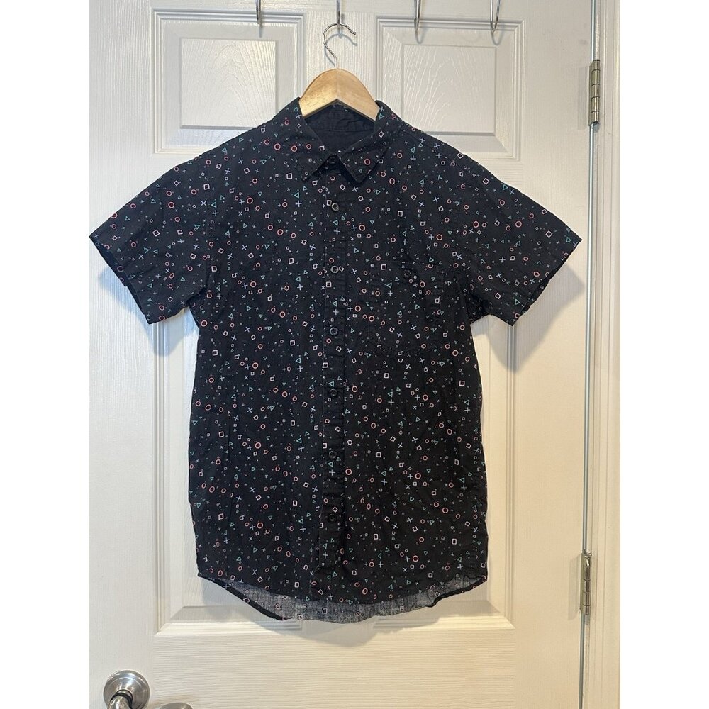 PlayStation 2 Logo Button Shirt Size S